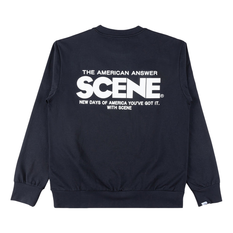 SCENE BY ICE FIRE CLASSIC LONG TEE-BLACK