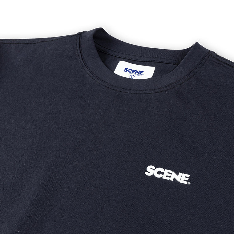 SCENE BY ICE FIRE CLASSIC LONG TEE-BLACK