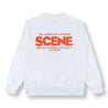 SCENE BY ICE FIRE CLASSIC LONG TEE-WHITE RED