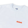 SCENE BY ICE FIRE CLASSIC LONG TEE-WHITE RED