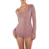 ROSEMAESE COZY DARLING BODYSUIT-PINK