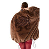 ROSEMAESE COZY DARLING FUR COAT-BROWN