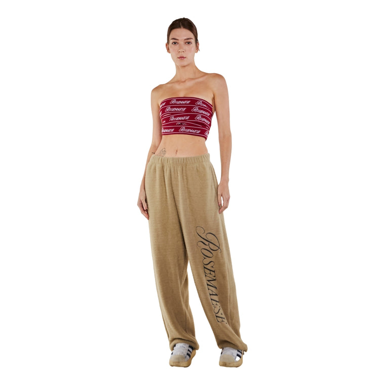 ROSEMAESE COZY DARLING SPORT PANTS-KHAKI