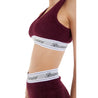 ROSEMAESE COZY DARLING UNDERWEAR BRA-WINE RED