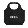 A[S]USL DENIM OVERSIZE TOTE BAG-DENIM BLACK