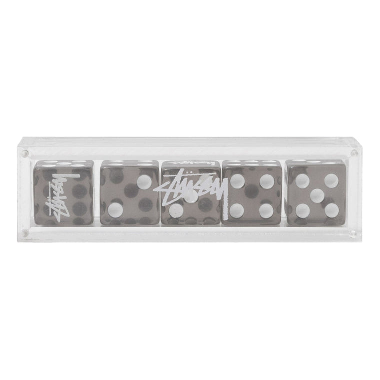 STUSSY DICE SET-BLACK