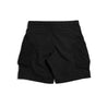 OPEN DIALOGUE X WILD THINGS DOUBLE LAYER SHORTS-BLACK