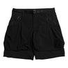 OPEN DIALOGUE X WILD THINGS DOUBLE LAYER SHORTS-BLACK