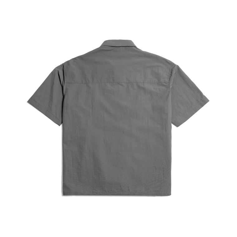 OPEN DIALOGUE X WILD THINGS DOUBLE LAYER SS SHIRT-GREY