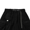 A[S]USL DOUBLE ZIPPER POCKET SHORTS-BLACK