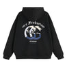 ORI FREDERIQO DRAGON HOODED SWEATSHIRT-BLACK