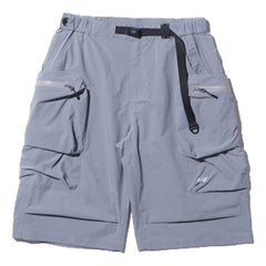 NINE POINT NINE DUO 3D POCKETS CAPRI PANTS-GREY
