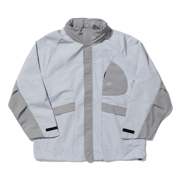 NINE POINT NINE ELEMENT 3L SHELL PARKA-LIGHT GREY