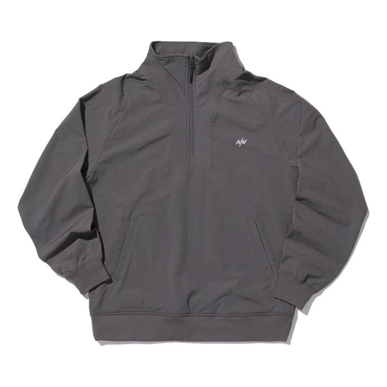 NINE POINT NINE ELEMENT HALF ZIP PULLOVER-DARK GREY