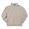 NINE POINT NINE ELEMENT HALF ZIP PULLOVER-LIGHT GREY