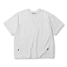 NINE POINT NINE ELEMENT S/S CREW NECK TEE-WHITE