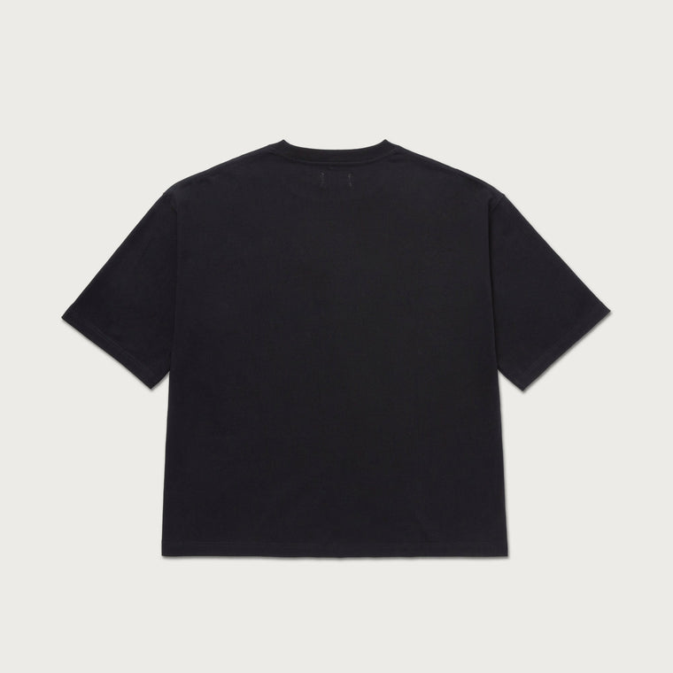 HONOR THE GIFT EMBROIDERY BOX TEE-BLACK