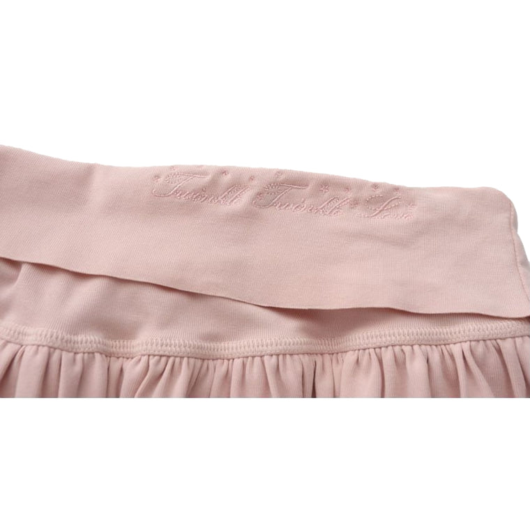 ROSEMAESE EMBROIDERED CAKE SKIRT-PINK