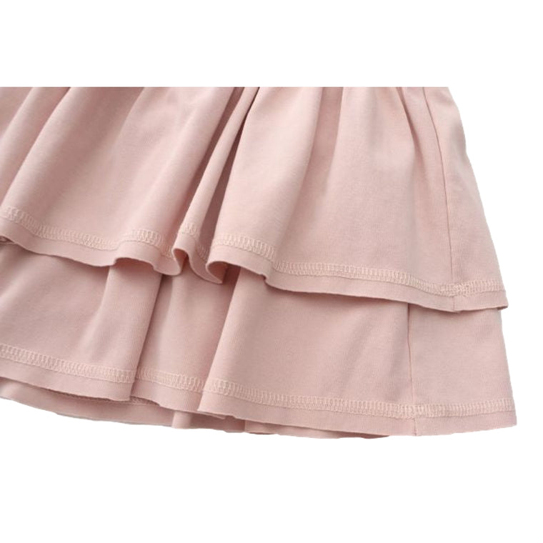 ROSEMAESE EMBROIDERED CAKE SKIRT-PINK