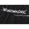 ROSEMAESE EMBROIDERED TRACK SHORTS-BLACK