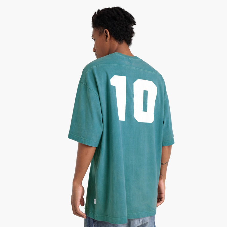 MADNESS FOOTBALL TEE-TEAL BLUE