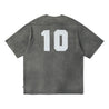 MADNESS FOOTBALL TEE-CHARCOAL