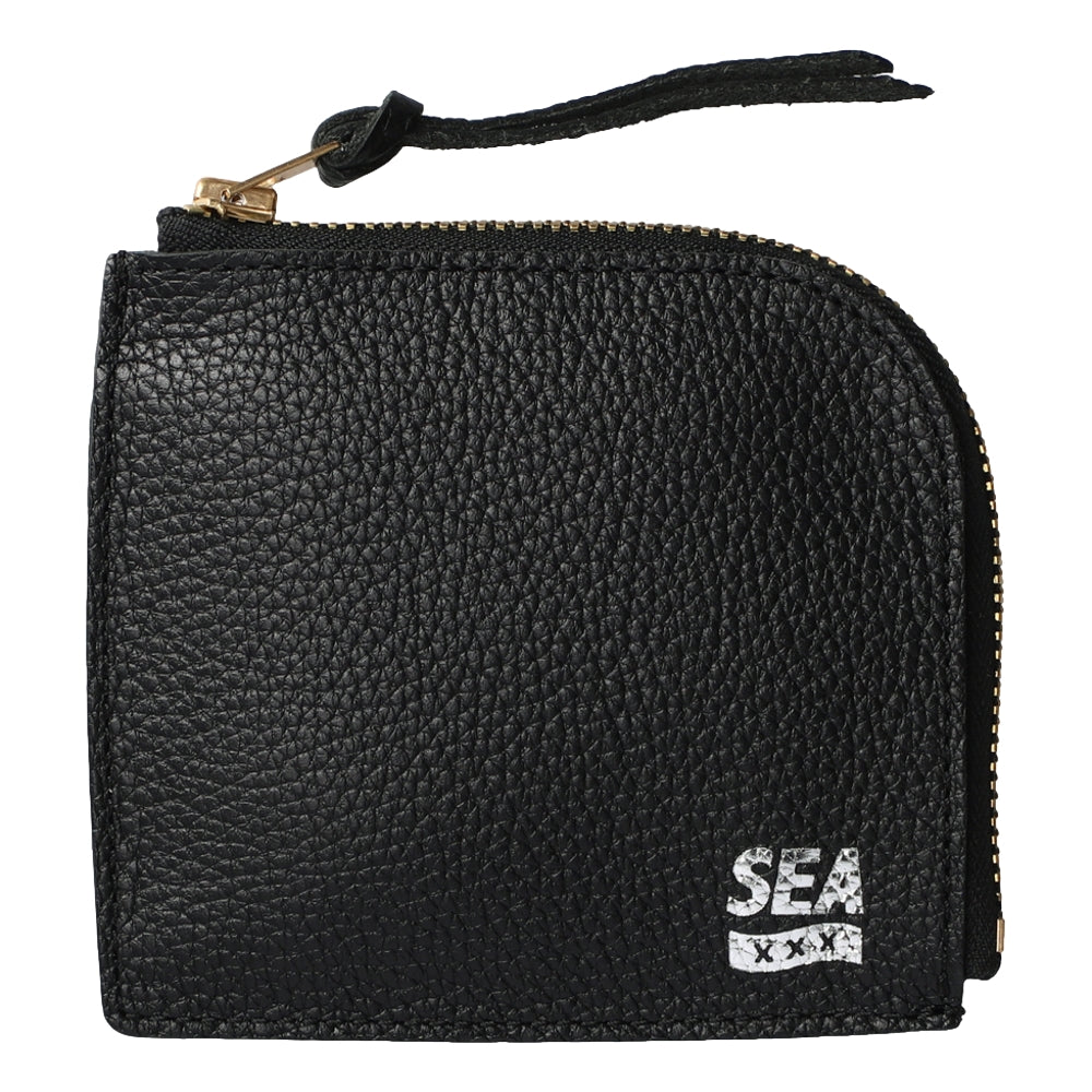 WIND AND SEA GOD SELECTION XXX × WDS LEATHER COIN WALLET-BLACK