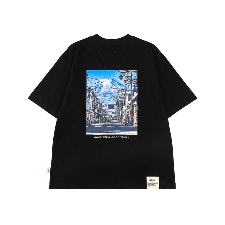 A[S]USL GOOD VIEW TEE-BLACK