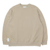 MADNESS HIGH COUNT RAGLAN LABEL SWEATSHIRT-BEIGE