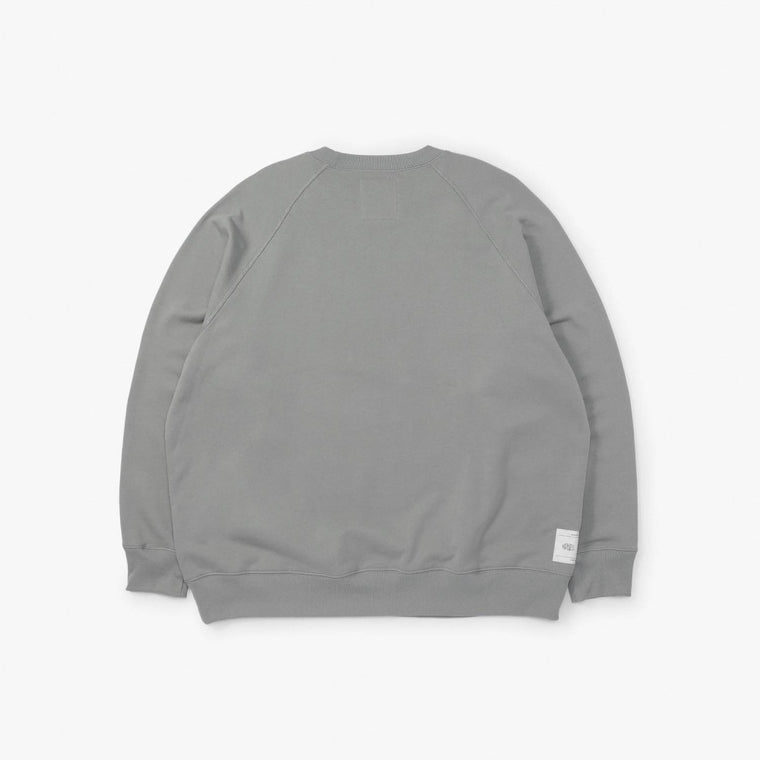 MADNESS HIGH COUNT RAGLAN LABEL SWEATSHIRT-LIGHT GREY