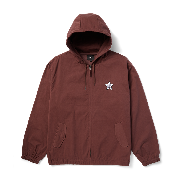 HUF H STARDUST JACKET-EGGPLANT