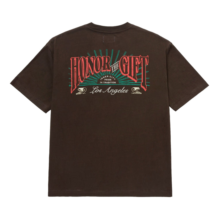 HONOR THE GIFT HTG® CIGAR LABEL SS TEE-BLACK