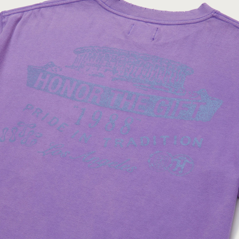 HONOR THE GIFT HTG FORUM SS TEE-PURPLE