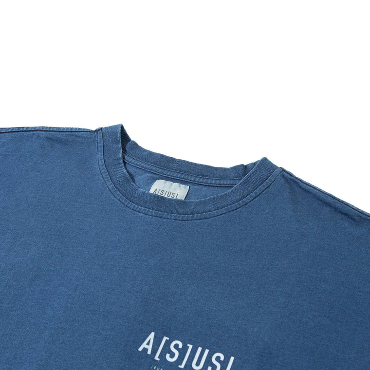 A[S]USL INDIGO POCKET TEE-DARK BLUE