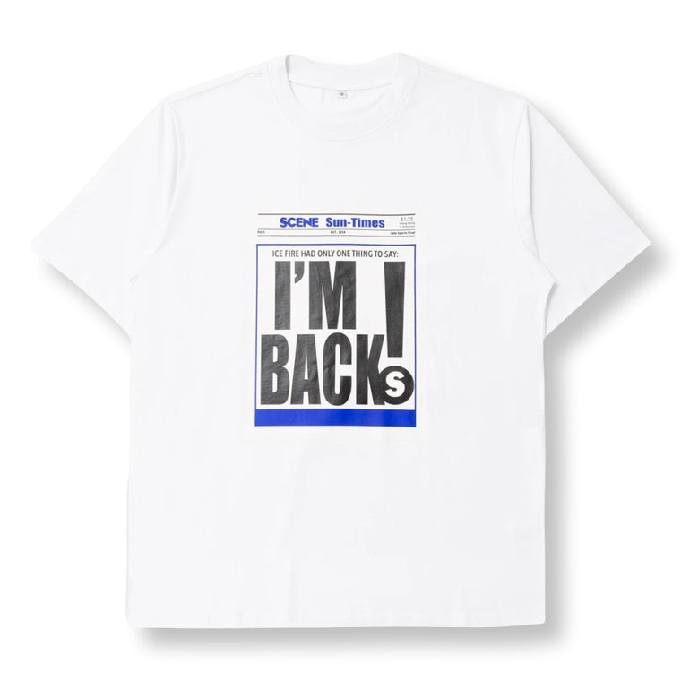 SCENE BY ICE FIRE I'M BACK TEE-WHITE