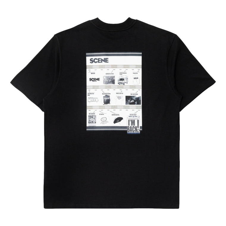 SCENE BY ICE FIRE I'M BACK TIMELINE TEE-BLACK