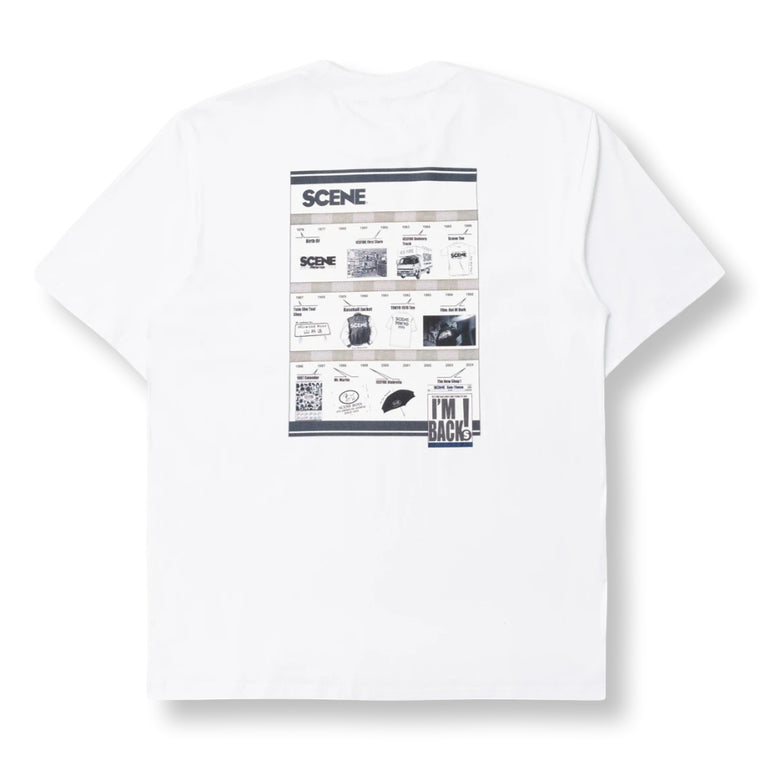 SCENE BY ICE FIRE I'M BACK TIMELINE TEE-WHITE