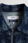 FUNDAMENTAL JACQUARD DENIM BLOUSON RINSE-INDIGO