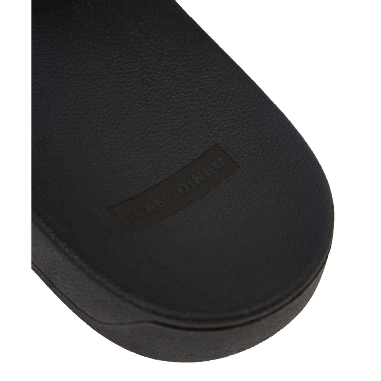 TEAMJOINED JOINED® LOGO SLIPPERS-BLACK