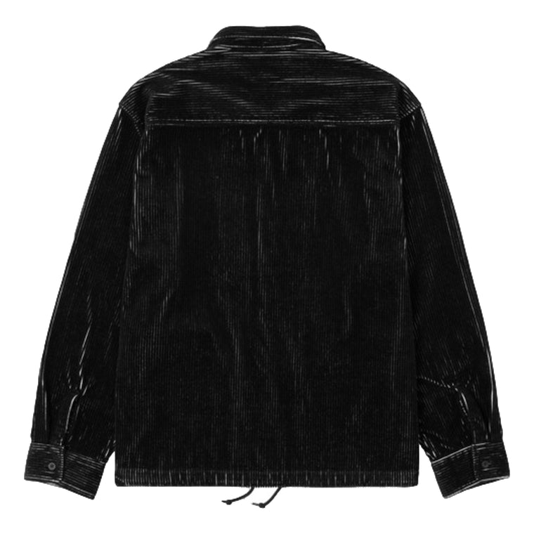 HUF JP BAR LOGO TWO CORD SHIRT-BLACK