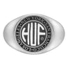 HUF JP REGIONAL RING SILVER-SILVER