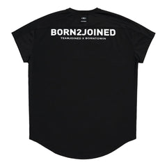 TEAMJOINED JOINED® X BTW ADAPT DROP SHOULDER MUSCLE TEE-BLACK