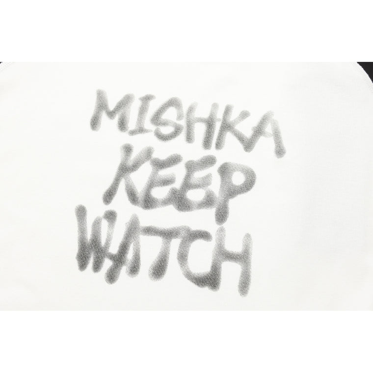 MISHKA W KEEP WATCHPRINTED T-SHIRT-BLACK