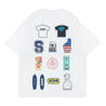 SCENE BY ICE FIRE KEYCHAIN BLIND BOX TEE // WHITE-WHITE