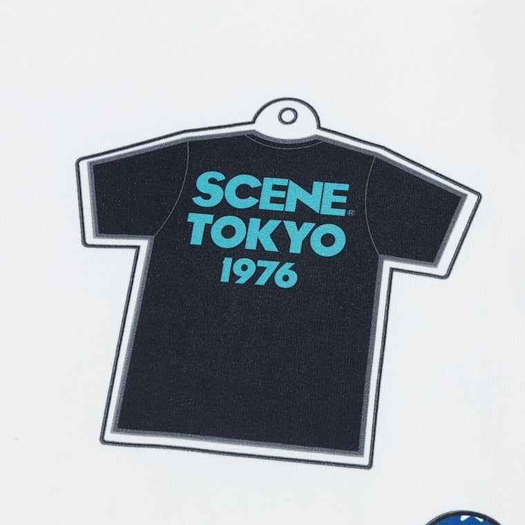 SCENE BY ICE FIRE KEYCHAIN BLIND BOX TEE // WHITE-WHITE
