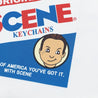 SCENE BY ICE FIRE KEYCHAIN BLIND BOX TEE // WHITE-WHITE