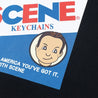 SCENE BY ICE FIRE KEYCHAIN BLIND BOX TEE // BLACK-BLACK