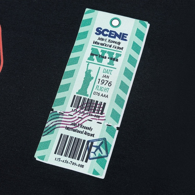 SCENE BY ICE FIRE KEYCHAIN BLIND BOX TEE // BLACK-BLACK