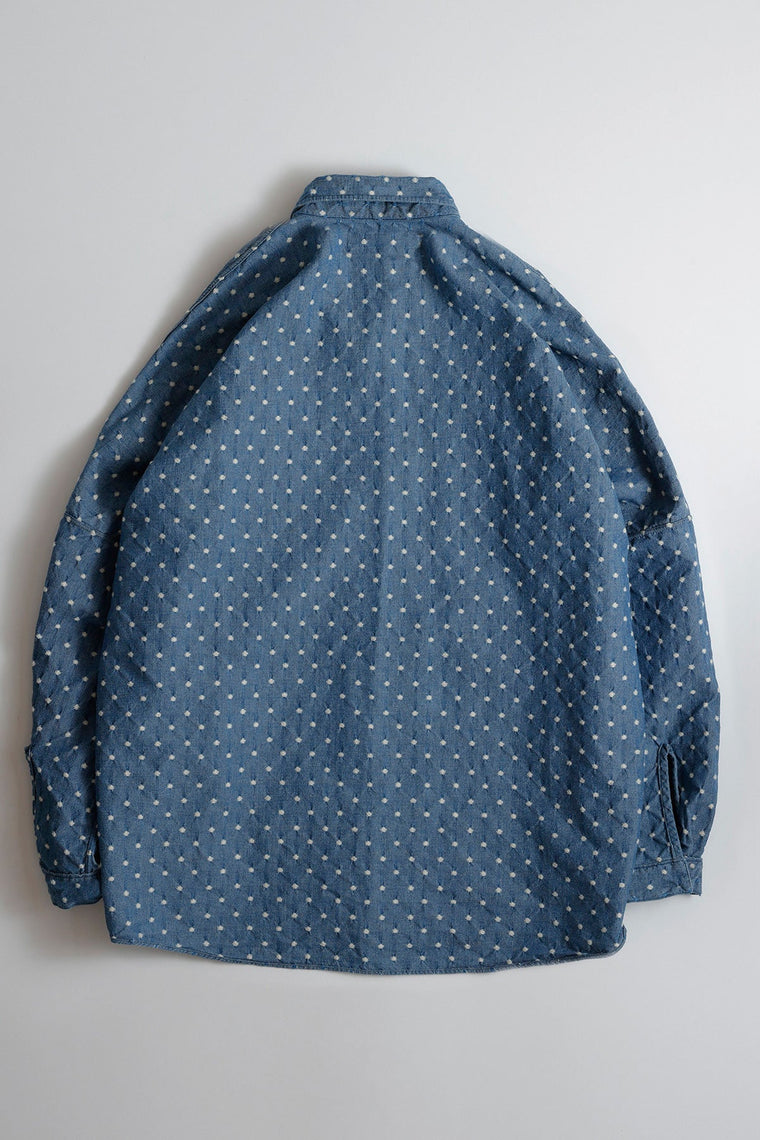 FUNDAMENTAL KITE SHIRT 3YR WASH-INDIGO