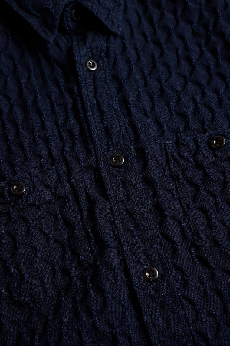 FUNDAMENTAL KITE SHIRT RINSE-INDIGO